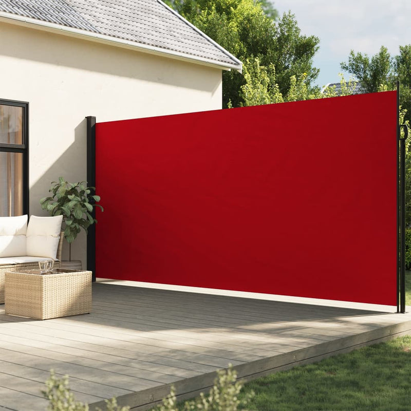 Afbeelding laden in galerijviewer, Vidaxl windscherm uittrekbaar 200x300 cm rood
