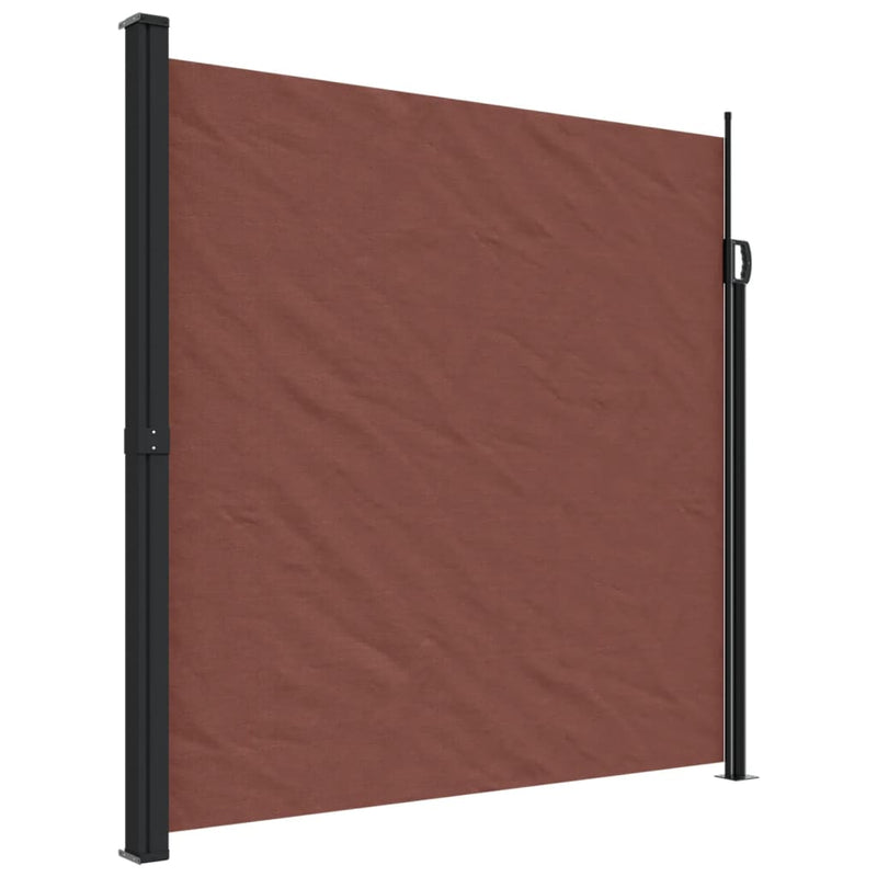 Afbeelding laden in galerijviewer, Vidaxl windscherm uittrekbaar 200x300 cm bruin
