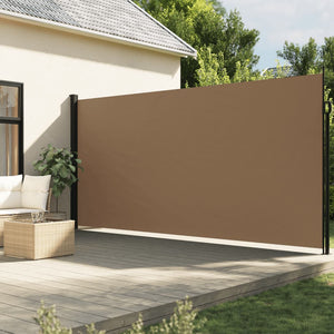 Vidaxl windscherm uittrekbaar 200x300 cm taupe