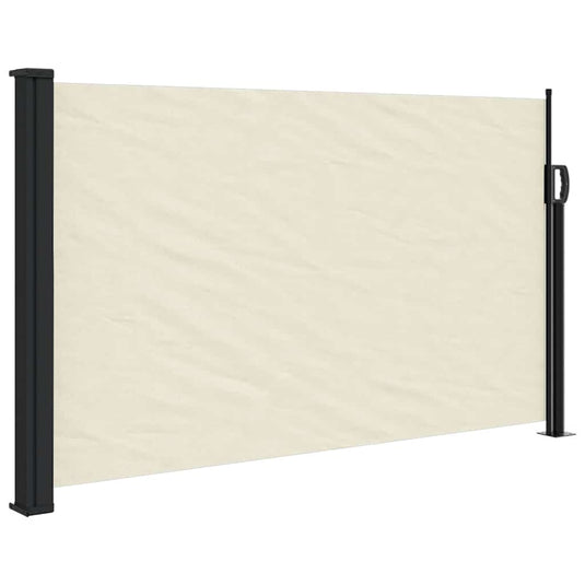 Vidaxl windscherm uittrekbaar 120x500 cm crèmekleurig