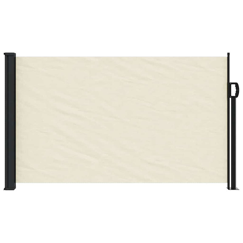 Afbeelding laden in galerijviewer, Vidaxl windscherm uittrekbaar 120x500 cm crèmekleurig
