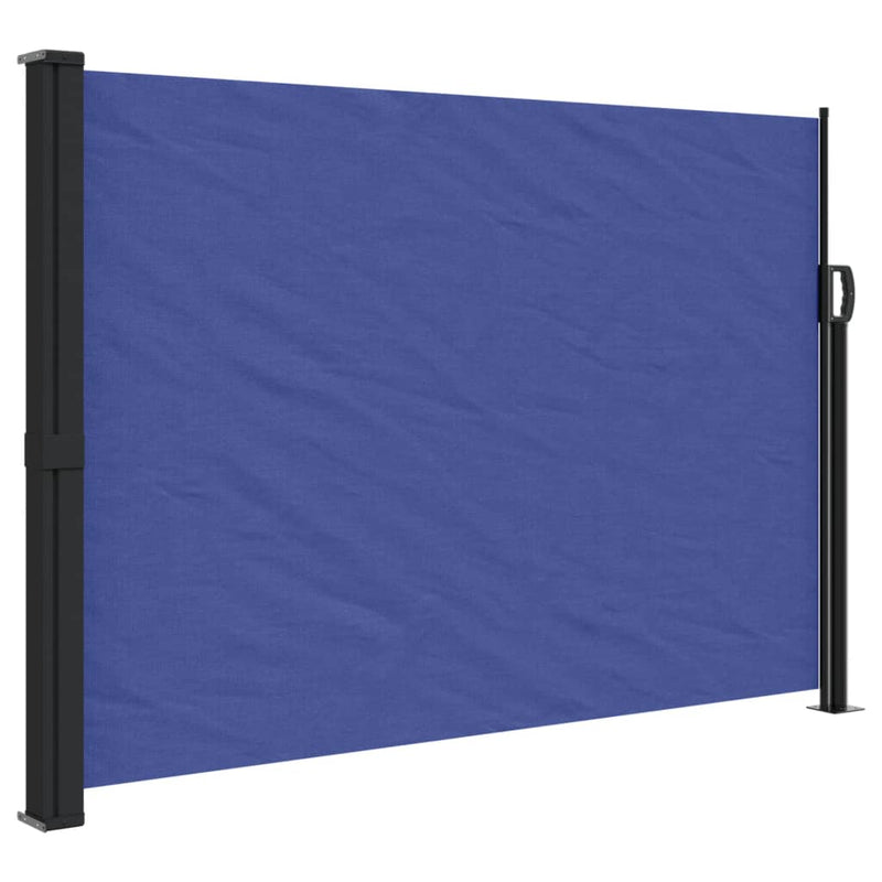 Afbeelding laden in galerijviewer, Vidaxl windscherm uittrekbaar 140x500 cm blauw
