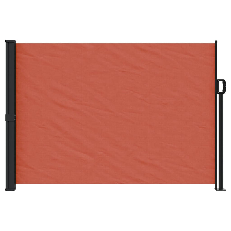 Afbeelding laden in galerijviewer, Vidaxl windscherm uittrekbaar 140x500 cm terracotta
