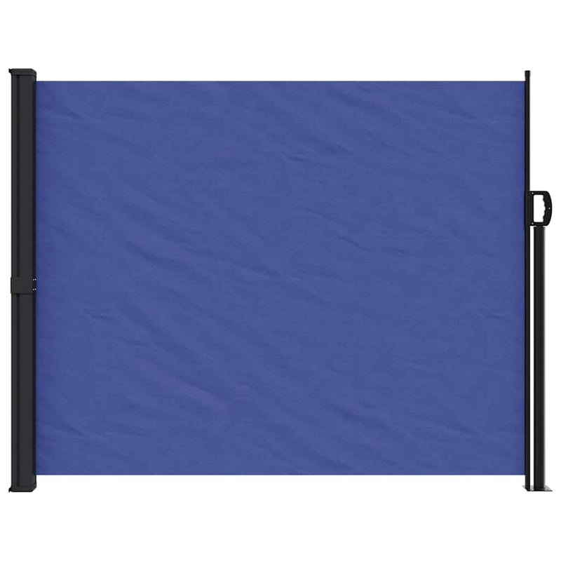 Afbeelding laden in galerijviewer, Vidaxl windscherm uittrekbaar 160x500 cm blauw
