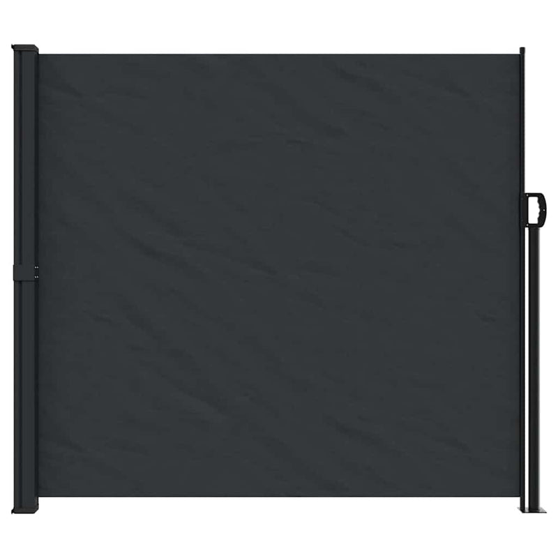 Afbeelding laden in galerijviewer, Vidaxl windscherm uittrekbaar 180x500 cm zwart
