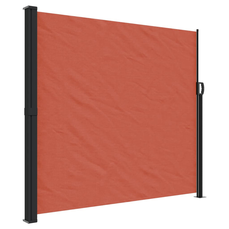 Afbeelding laden in galerijviewer, Vidaxl windscherm uittrekbaar 180x500 cm terracotta
