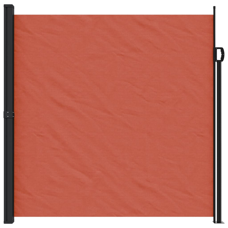 Afbeelding laden in galerijviewer, Vidaxl windscherm uittrekbaar 200x500 cm terracotta
