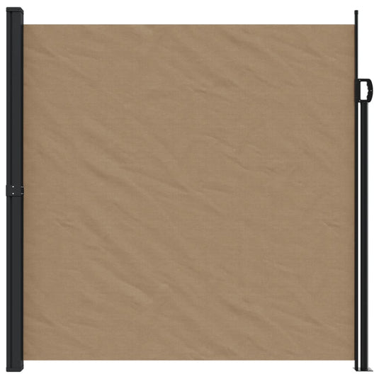 Vidaxl windscherm uittrekbaar 200x500 cm taupe