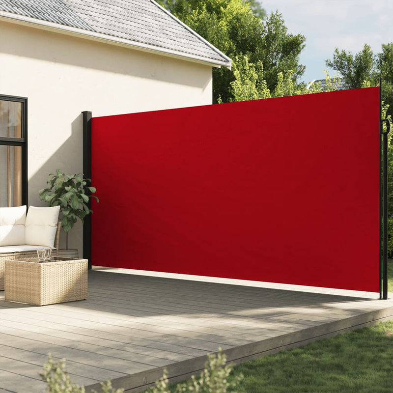 Afbeelding laden in galerijviewer, Vidaxl windscherm uittrekbaar 220x500 cm rood
