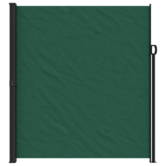 Vidaxl windscherm uittrekbaar 220x500 cm donkergroen