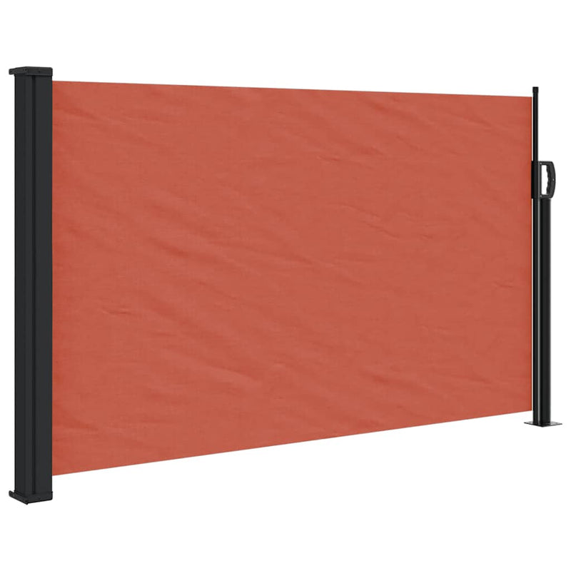 Afbeelding laden in galerijviewer, Vidaxl windscherm uittrekbaar 120x600 cm terracotta
