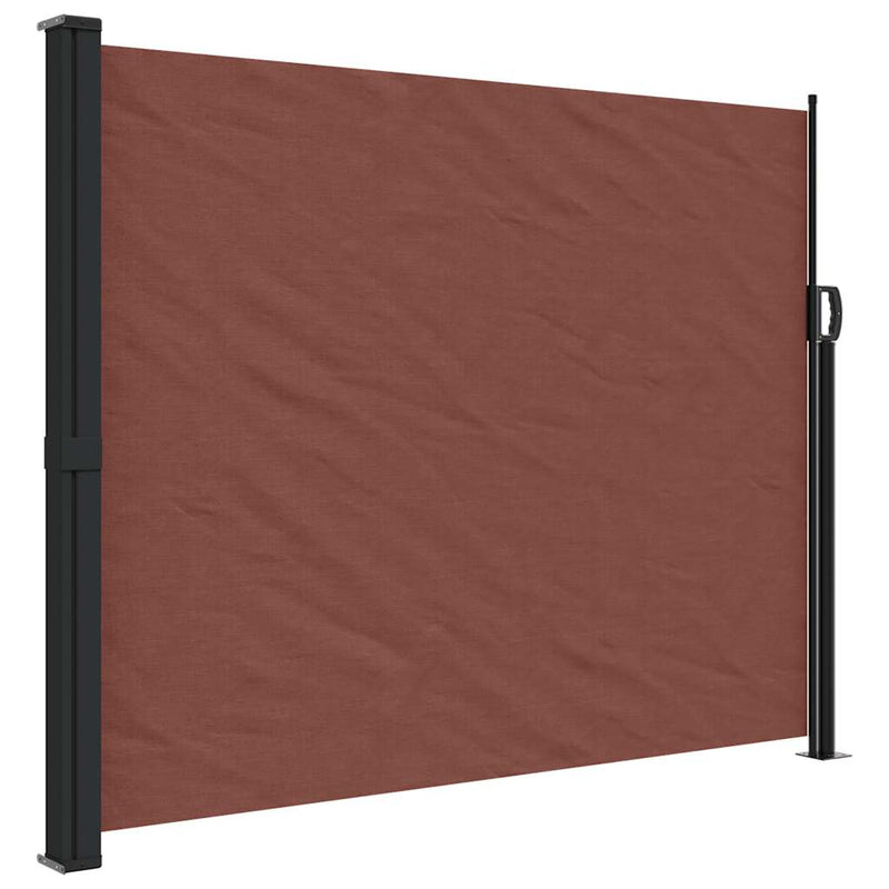 Afbeelding laden in galerijviewer, Vidaxl windscherm uittrekbaar 160x600 cm bruin
