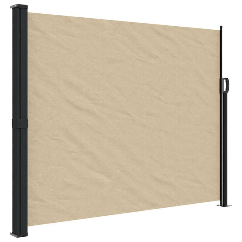 Afbeelding laden in galerijviewer, Vidaxl windscherm uittrekbaar 160x600 cm beige
