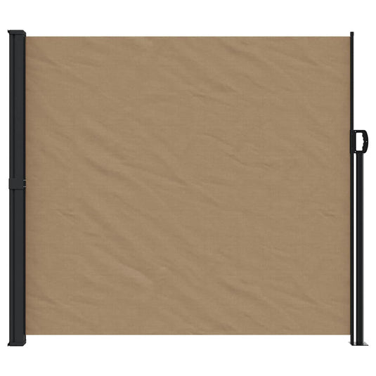 Vidaxl windscherm uittrekbaar 180x600 cm taupe