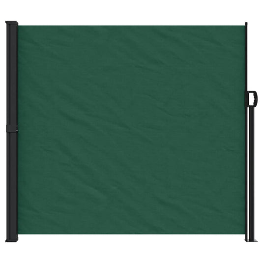 Vidaxl tuinscherm uittrekbaar 180x600 cm donkergroen
