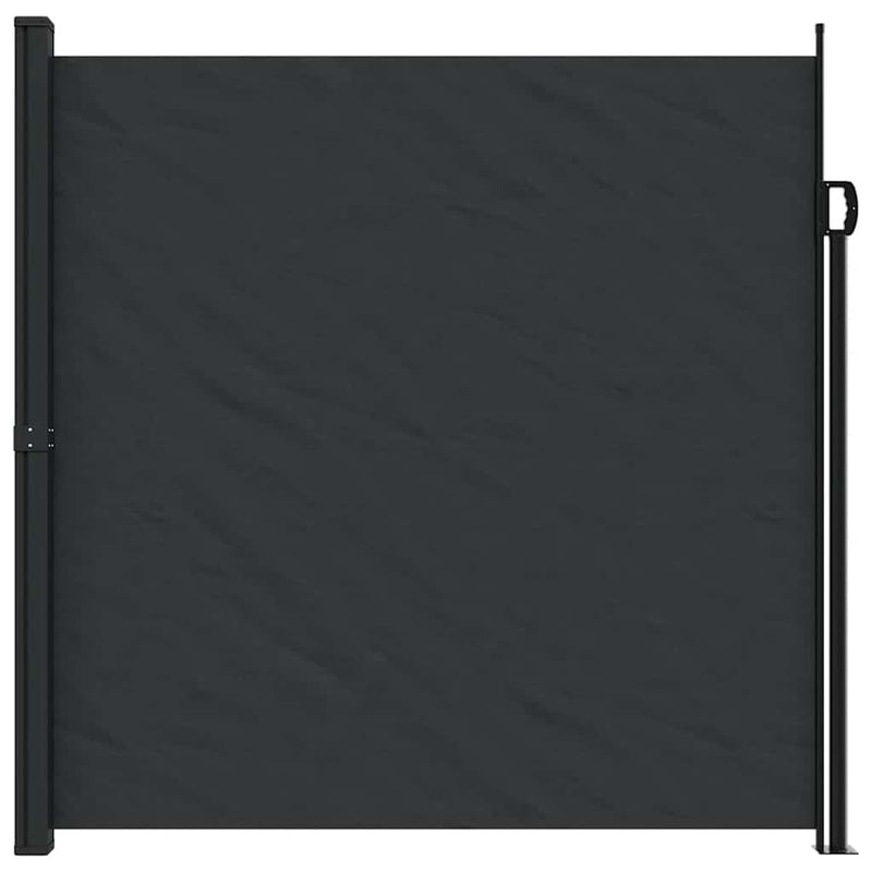 Afbeelding laden in galerijviewer, Vidaxl windscherm uittrekbaar 200x600 cm zwart
