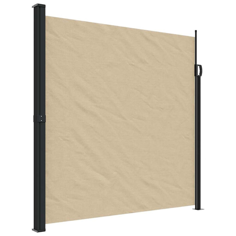 Afbeelding laden in galerijviewer, Vidaxl windscherm uittrekbaar 200x600 cm beige
