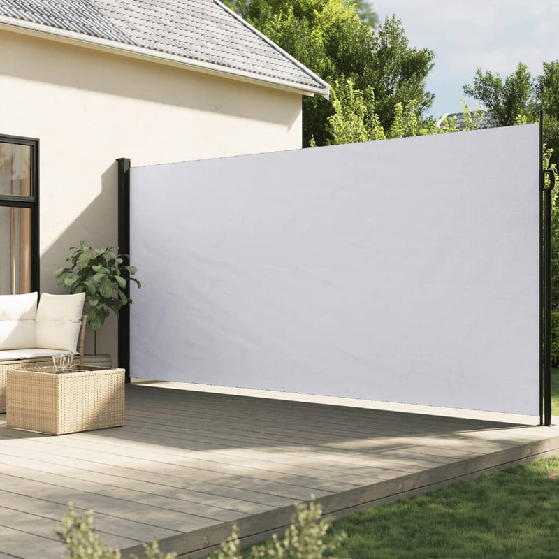 Afbeelding laden in galerijviewer, Vidaxl windscherm uittrekbaar 200x600 cm wit
