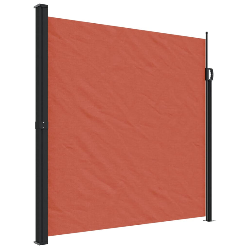 Afbeelding laden in galerijviewer, Vidaxl windscherm uittrekbaar 200x600 cm terracotta
