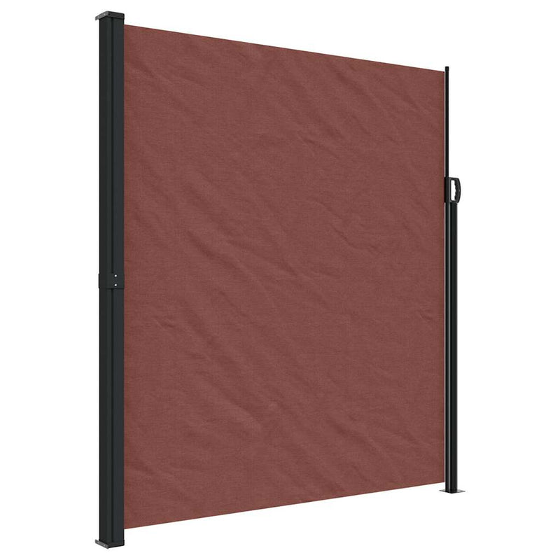 Afbeelding laden in galerijviewer, Vidaxl windscherm uittrekbaar 220x600 cm bruin
