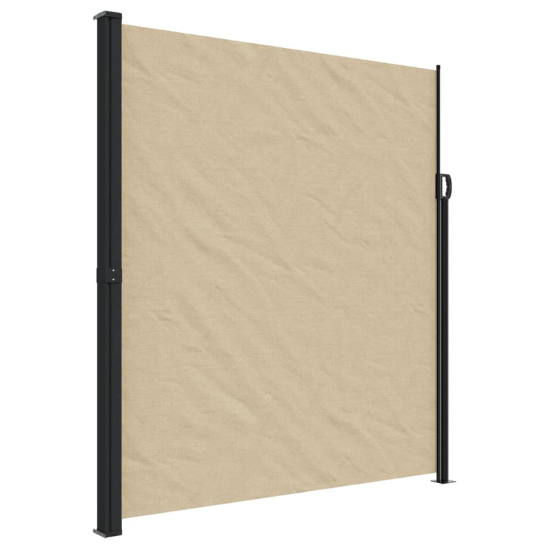 Afbeelding laden in galerijviewer, VidaXL Windscherm uittrekbaar 220x600 cm beige
