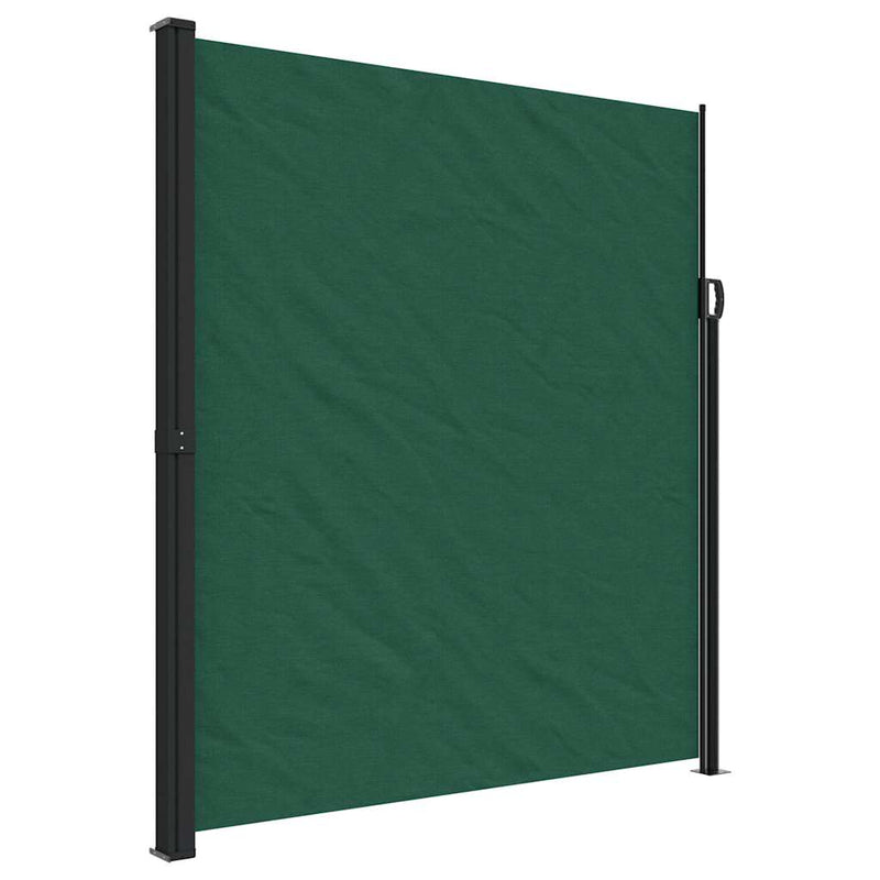 Afbeelding laden in galerijviewer, Vidaxl windscherm uittrekbaar 220x600 cm donkergroen

