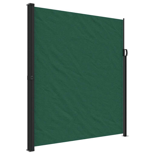 Vidaxl windscherm uittrekbaar 220x600 cm donkergroen