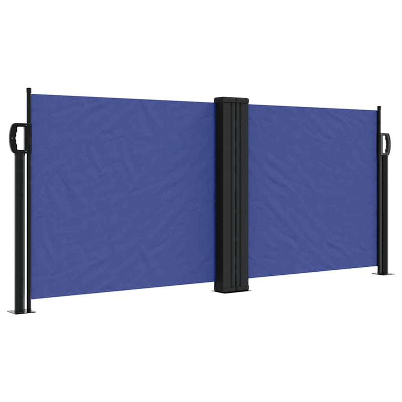 Afbeelding laden in galerijviewer, Vidaxl windscherm uittrekbaar 100x600 cm blauw
