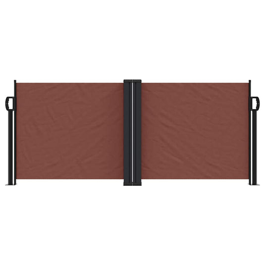 Vidaxl windscherm uittrekbaar 100x600 cm bruin