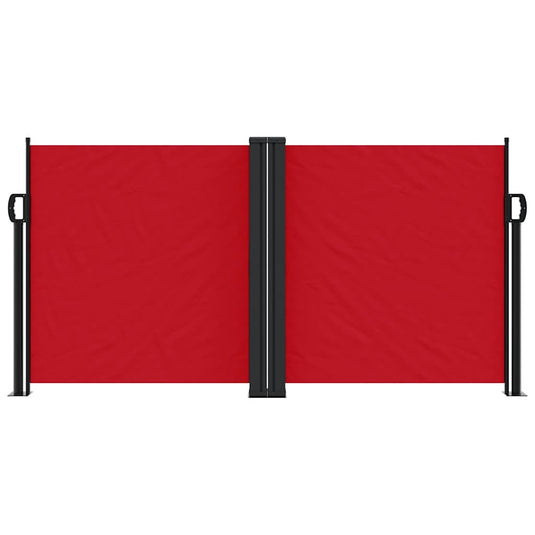 Vidaxl windscherm uittrekbaar 120x600 cm rood