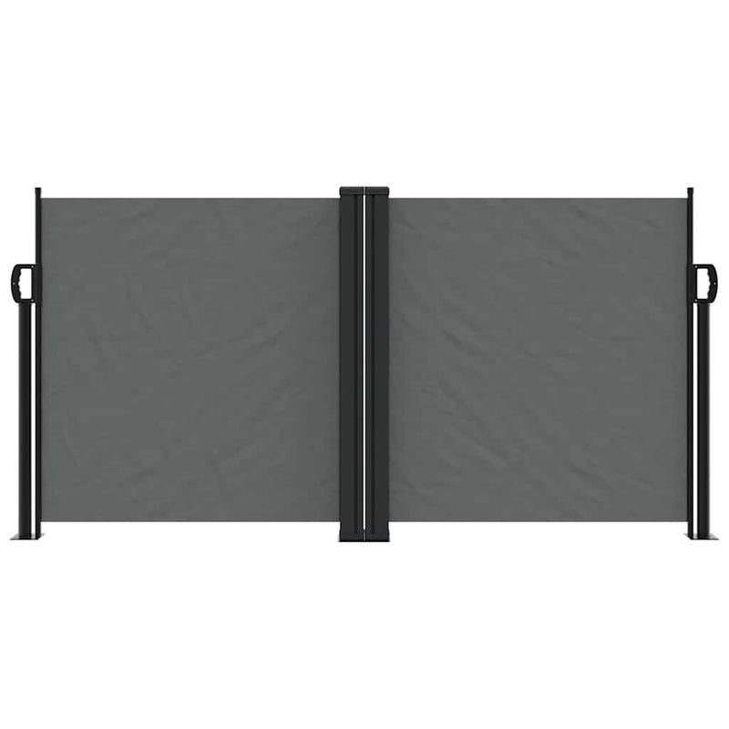 Afbeelding laden in galerijviewer, Vidaxl windscherm uittrekbaar 120x600 cm antraciet
