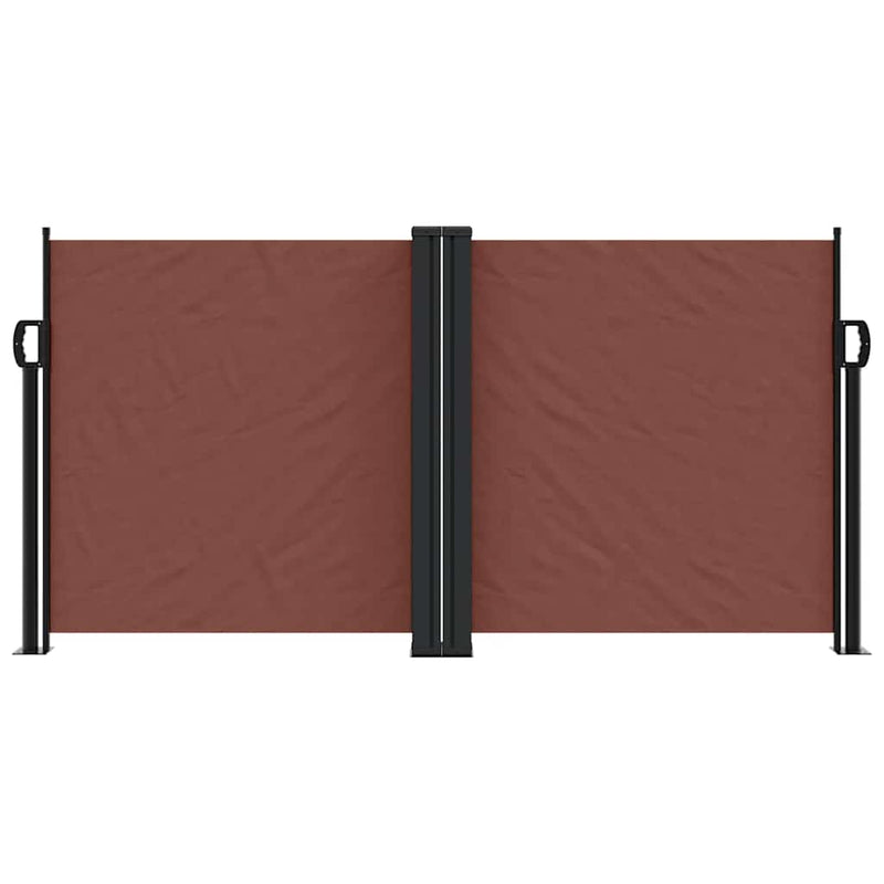 Afbeelding laden in galerijviewer, Vidaxl windscherm uittrekbaar 120x600 cm bruin
