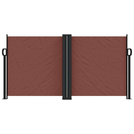 Vidaxl windscherm uittrekbaar 120x600 cm bruin