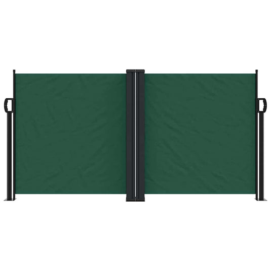 Vidaxl windscherm uittrekbaar 120x600 cm donkergroen