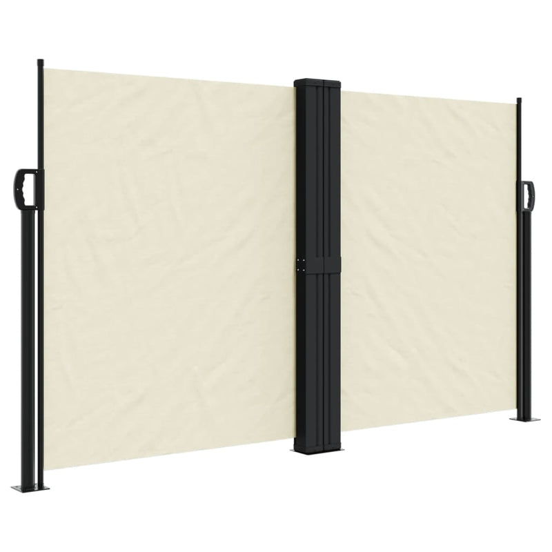 Afbeelding laden in galerijviewer, Vidaxl tuinscherm uittrekbaar 140x600 cm crème
