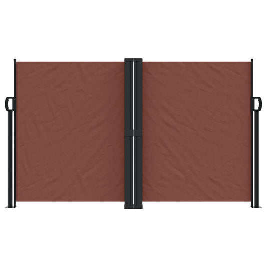 Vidaxl windscherm uittrekbaar 140x600 cm bruin