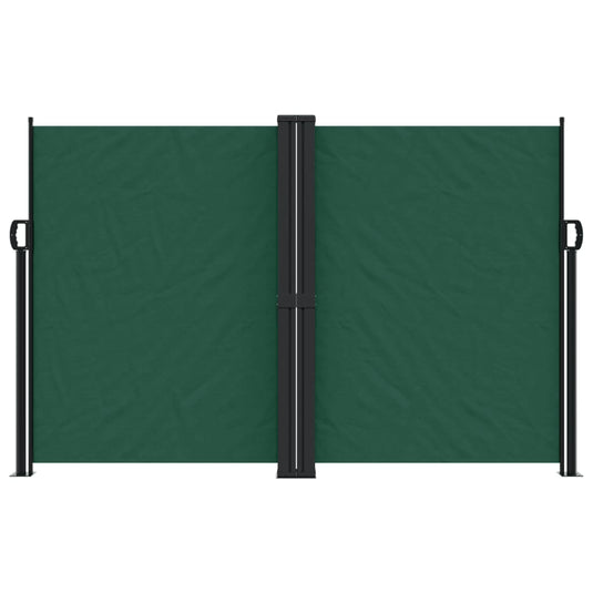 Vidaxl windscherm uittrekbaar 160x600 cm donkergroen