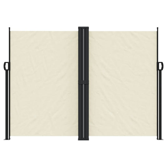 Vidaxl tuinscherm uittrekbaar 180x600 cm crèmekleurig