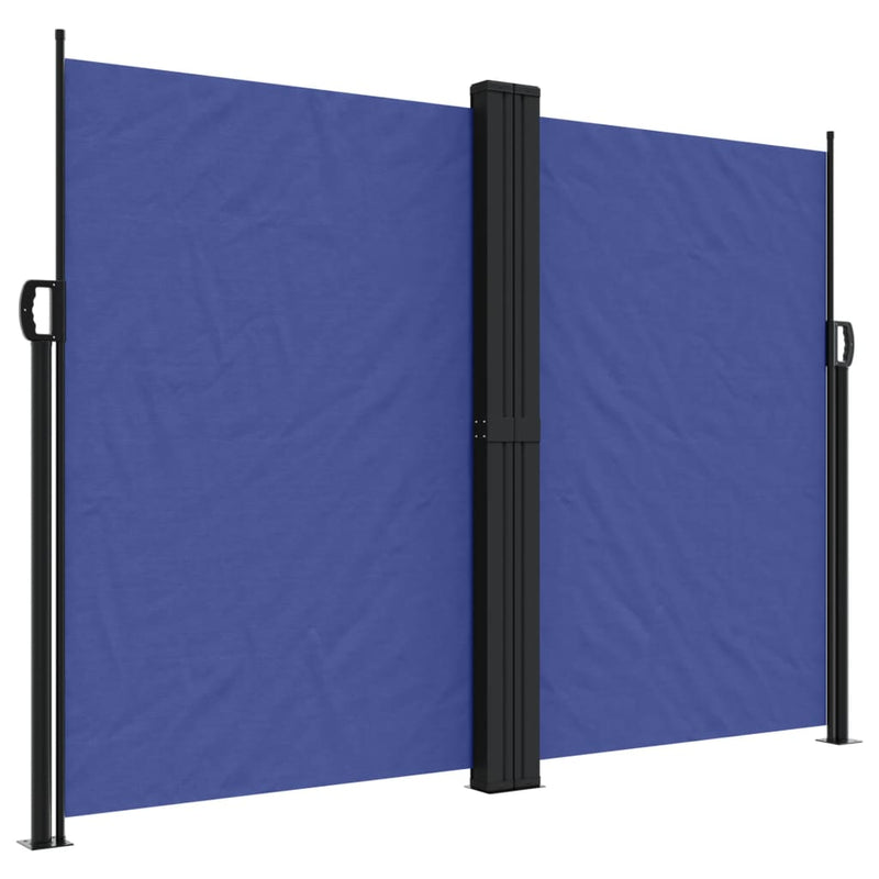 Afbeelding laden in galerijviewer, Vidaxl windscherm uittrekbaar 180x600 cm blauw
