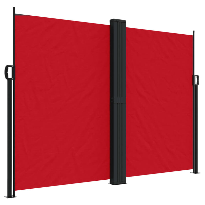 Afbeelding laden in galerijviewer, Vidaxl windscherm uittrekbaar 180x600 cm rood
