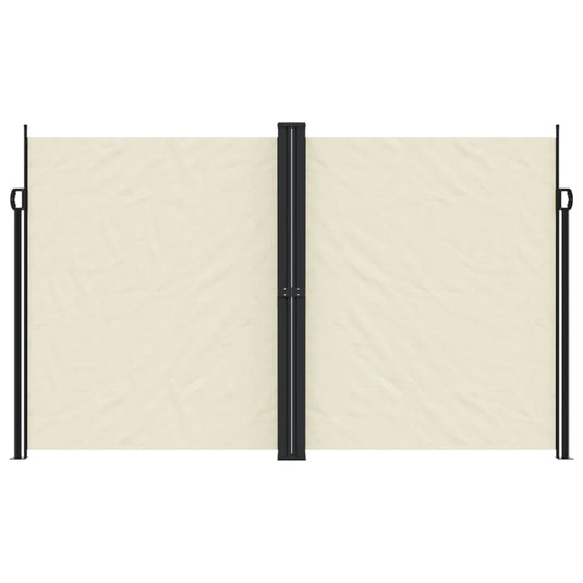 Vidaxl windscherm uittrekbaar 200x600 cm crèmekleurig