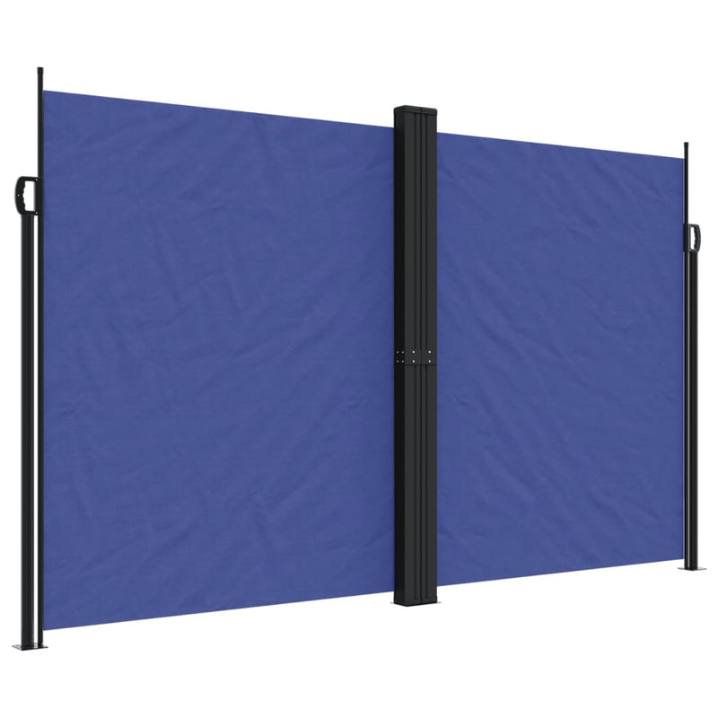 Afbeelding laden in galerijviewer, Vidaxl windscherm uittrekbaar 200x600 cm blauw
