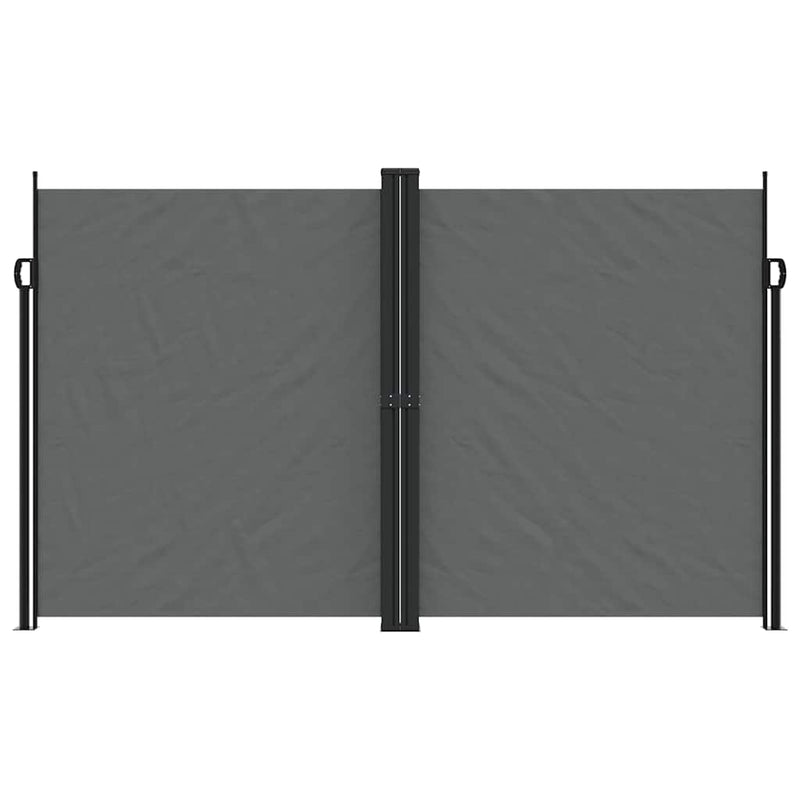 Afbeelding laden in galerijviewer, Vidaxl windscherm uittrekbaar 200x600 cm antracietkleurig
