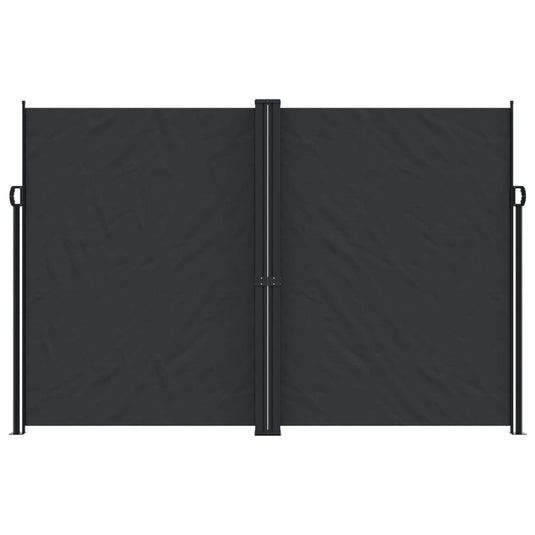 Vidaxl windscherm uittrekbaar 220x600 cm zwart