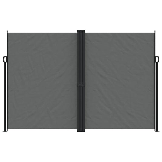 Vidaxl windscherm uittrekbaar 220x600 cm antracietkleurig