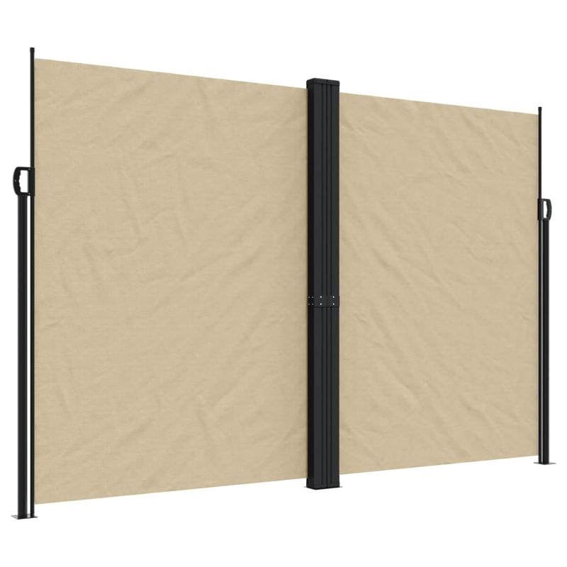Afbeelding laden in galerijviewer, Vidaxl windscherm uittrekbaar 220x600 cm beige
