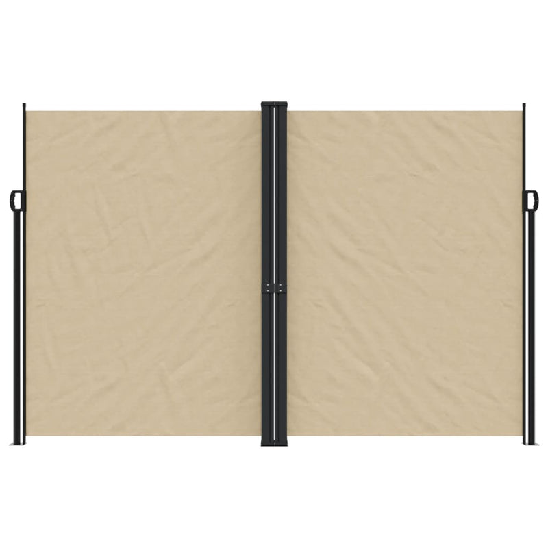 Afbeelding laden in galerijviewer, Vidaxl windscherm uittrekbaar 220x600 cm beige
