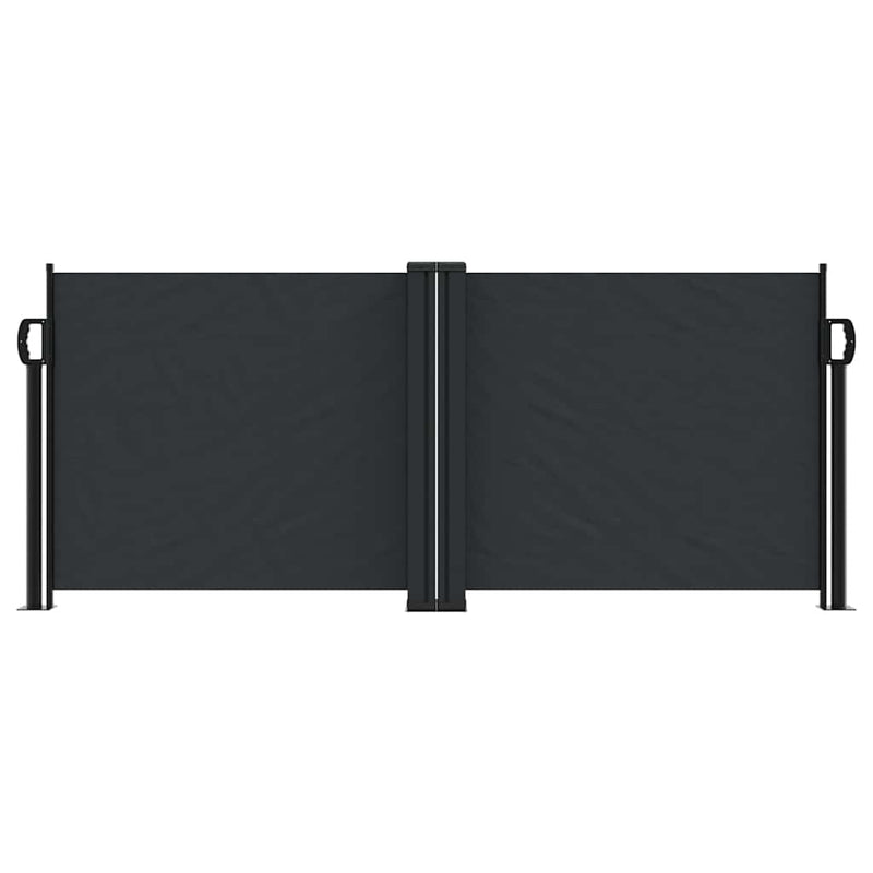 Afbeelding laden in galerijviewer, Vidaxl windscherm uittrekbaar 100x1000 cm zwart
