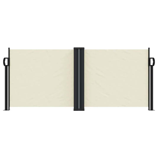 Vidaxl windscherm uittrekbaar 100x1000 cm crème