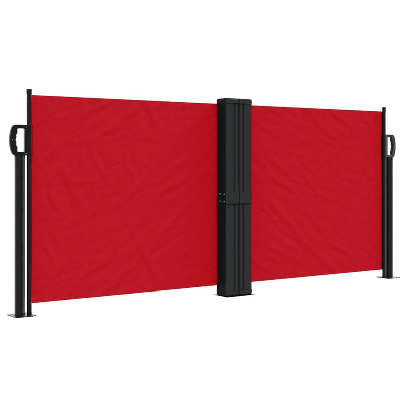 Afbeelding laden in galerijviewer, Vidaxl windscherm uittrekbaar 100x1000 cm rood
